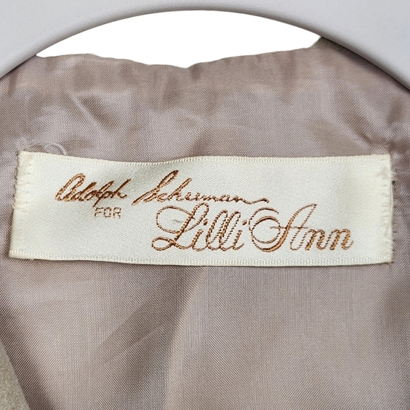 Lilli Ann Adolph Schuman Vintage Ultra Suede Blazer Jacket Women's Size Small - Picture 10 of 12